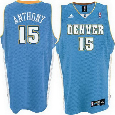 canotta basket carmelo anthony 15 denver nuggets blu