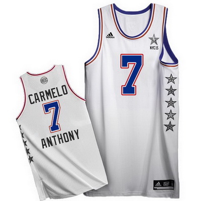 canotta uomo carmelo anthony 7 nba all star 2015 bianca