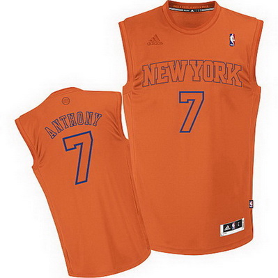 maglia basket carmelo anthony 7 new york knicks moda arancia