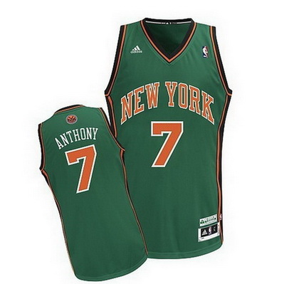 canotta nba carmelo anthony 7 new york knicks rev30 verde