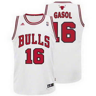 maglia chicago bulls bambino pau gasol 16 bianca