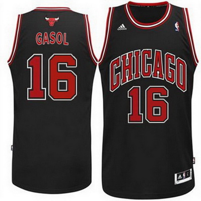 canotta basket chicago bulls bambino pau gasol 16 nero