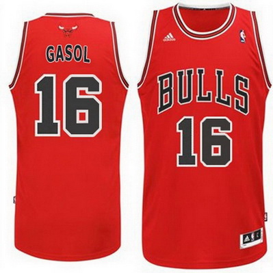 maglia nba chicago bulls bambino pau gasol 16 rosso