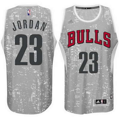 canotte uomo chicago bulls michael jordan 23 lights grigio