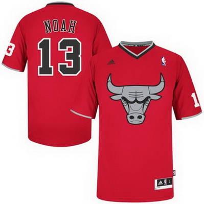 maglia basket chicago bulls natale 2013 joakim noah 13 rosso