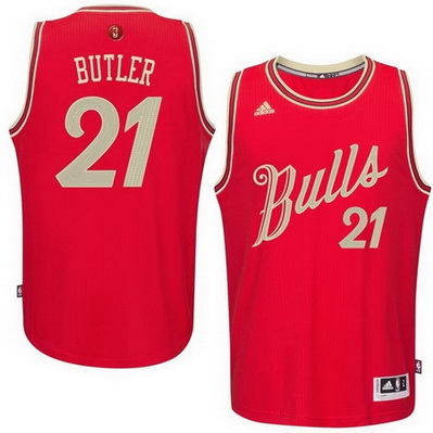 maglia basket chicago bulls natale 2015 jimmy butler 21 rosso