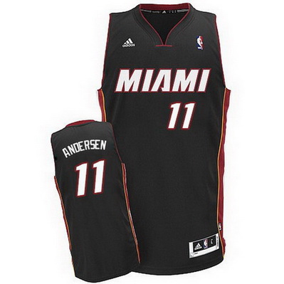 maglia basket chris andersen 11 miami heat rev30 nero