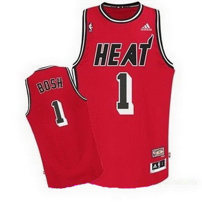 maglia chris bosh 1 miami heat classico rosso