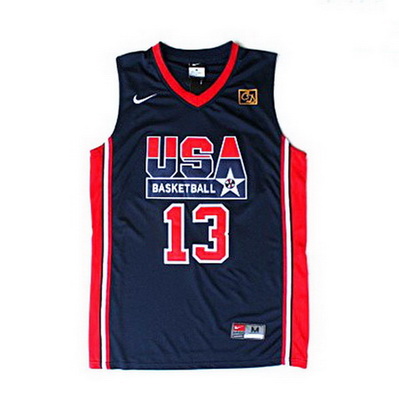 canotte uomo chris mullin 13 nba usa 1992 blu