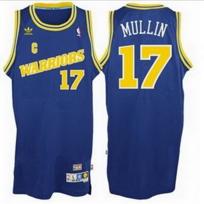 maglia nba chris mullin 17 retro golden state warriors soul blu