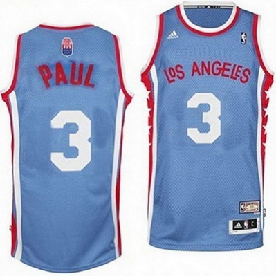 canotta basket chris paul 3 los angeles clippers aba blu