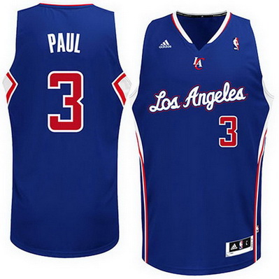 maglia nba chris paul 3 los angeles clippers rev30 blu