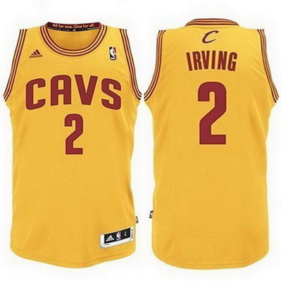 maglia nba cleveland cavaliers bambino kyrie irving 2 giallo