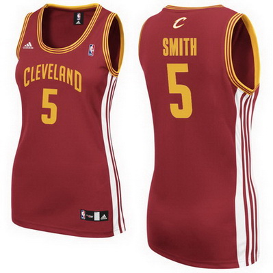 maglia nba donna cleveland cavaliers jr smith 5 rosso