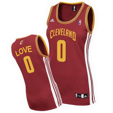 maglia basketa donna cleveland cavaliers kevin love 0 rosso