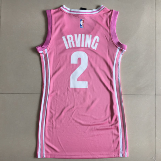 canotta nba donna cleveland cavaliers kyrie irving 2 rosa