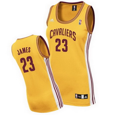 canotte basket donne cleveland cavaliers lebron james 23 giallo