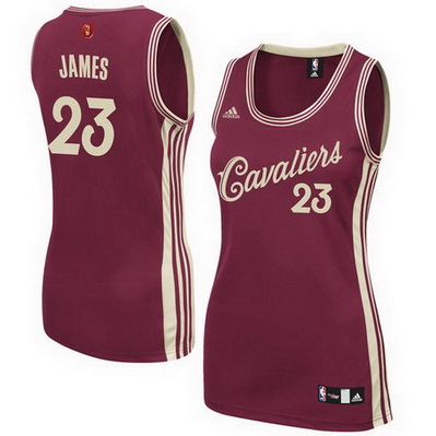 canotta nba donna cleveland cavaliers lebron james 23 natale 2015