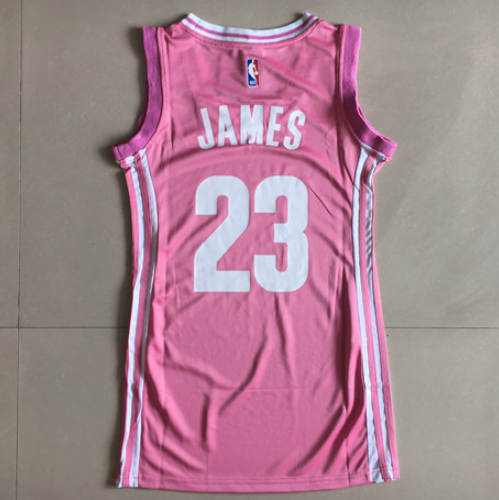 canotte basket donne cleveland cavaliers lebron james 23 rosa