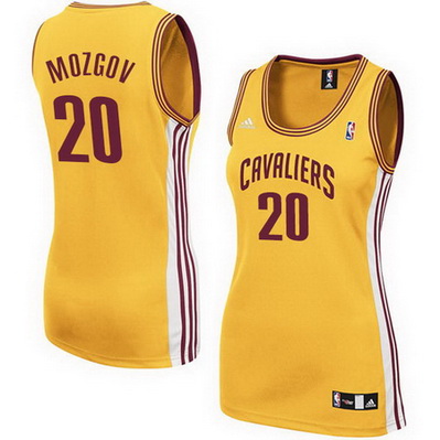 maglia nba donna cleveland cavaliers timofey mozgov 20 giallo