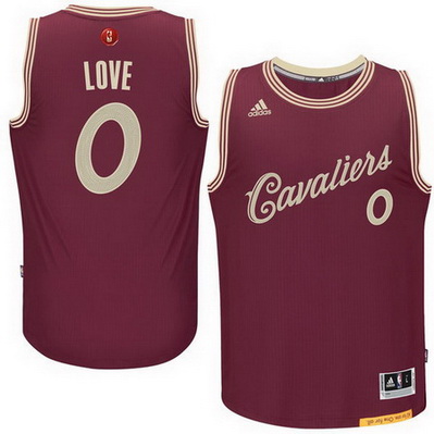 maglie basket cleveland cavaliers natale 2015 kevin love 0 rosso