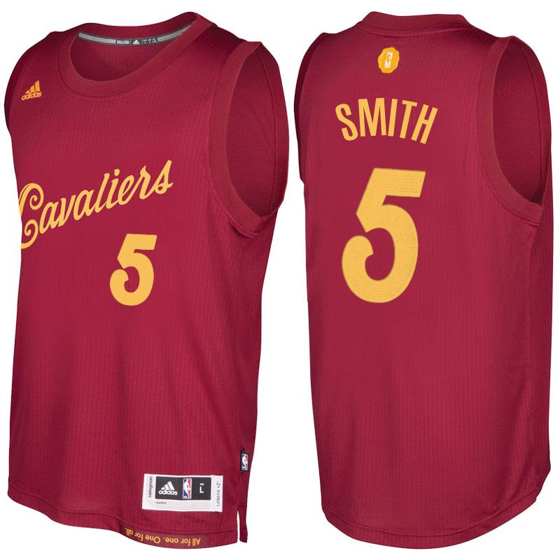 maglia nba jr smith 5 2017 cleveland cavaliers rosso