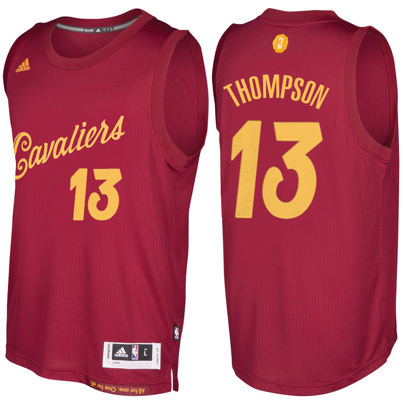 maglia tristan thompson 13 2017 cleveland cavaliers rosso