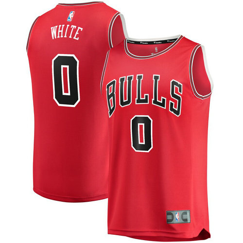 canotta basket Coby White 0 2019 chicago bulls rosso