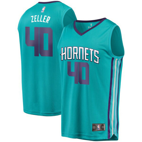 maglia cody zeller 40 2019 charlotte hornets verde