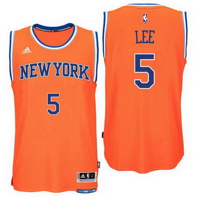 maglia uomo courtney lee 5 2016 new york knicks arancia