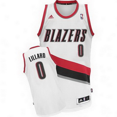 canotta nba damian lillard 0 portland trail blazers rev30 bianca