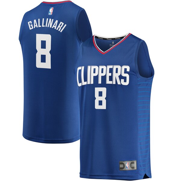 maglia danilo gallinari 8 2019-2020 los angeles clippers blu