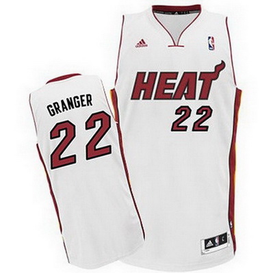 maglia nba danny granger 22 miami heat rev30 bianca