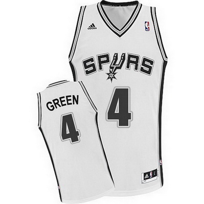 maglia basket danny green 4 san antonio spurs rev30 bianca