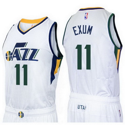 maglia nba dante exum 11 2016-2017 utah jazz bianca