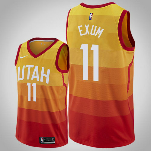 maglia nba dante exum 11 2018-2019 utah jazz rosso