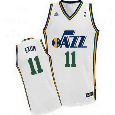 maglia uomo dante exum 11 utah jazz rev30 bianca