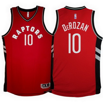 canotta demar derozan 10 2016 toronto raptors rosso