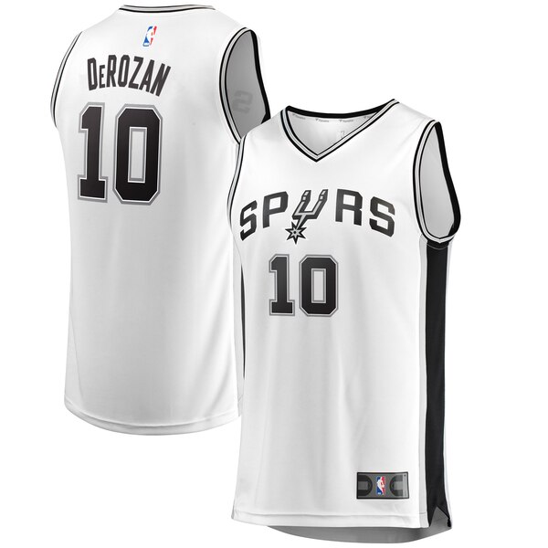 maglia basket DeMar DeRozan 10 2019-2020 san antonio spurs bianca