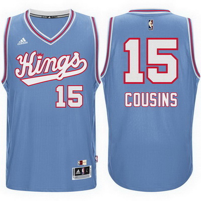 maglia basket demarcus cousins 15 2017 sacramento kings blu