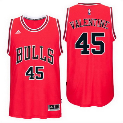 maglia denzel valentine 45 2016 chicago bulls rosso