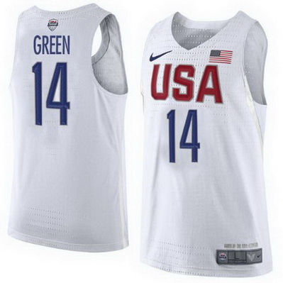 maglie basket draymond green 14 nba usa olimpiadi 2016 bianca