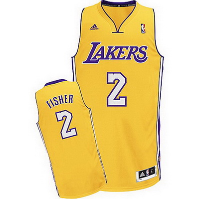 canotta derek fisher 2 los angeles lakers rev30 giallo