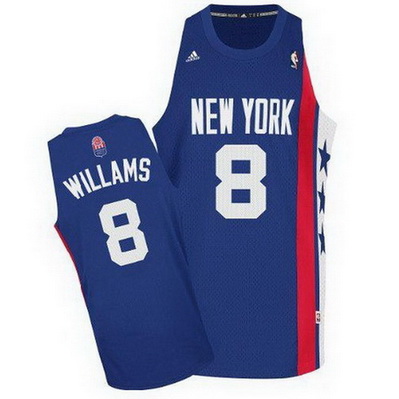 canotta basket deron williams 8 retro brooklyn nets blu