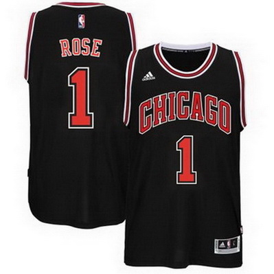 maglia basket derrick rose 1 2016 chicago bulls nero