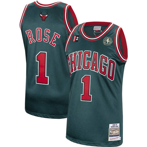 canotta nba derrick rose 1 2019 chicago bulls Verde