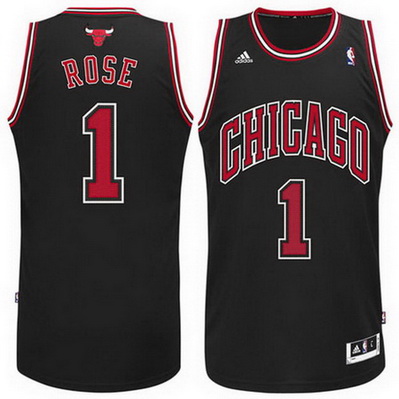 canotta uomo derrick rose 1 chicago bulls rev30 nero