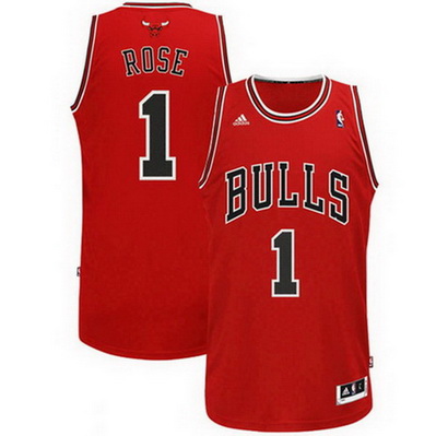 canotta nba derrick rose 1 chicago bulls rev30 rosso