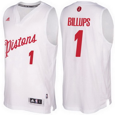 maglie basket detroit pistons natale 2016 chauncey billups 1 bianca