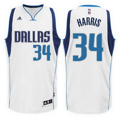 canotta devin harris 34 dallas mavericks bianca